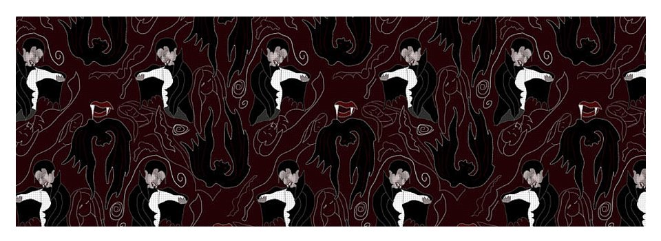 Vampire Pattern - Yoga Mat