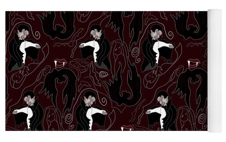 Vampire Pattern - Yoga Mat