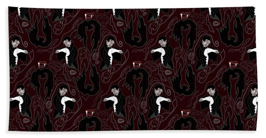Vampire Pattern - Beach Towel
