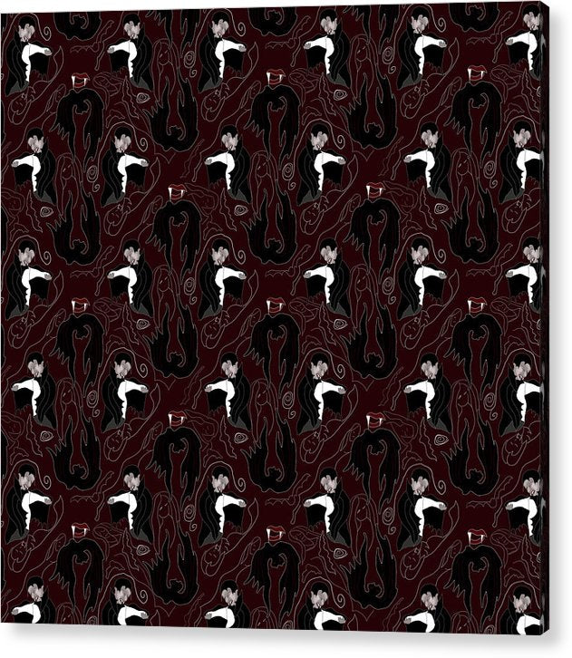 Vampire Pattern - Acrylic Print