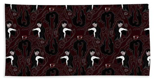 Vampire Pattern - Bath Towel