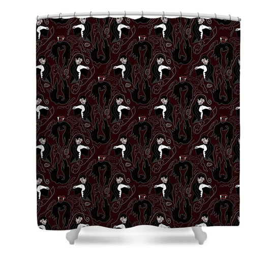 Vampire Pattern - Shower Curtain