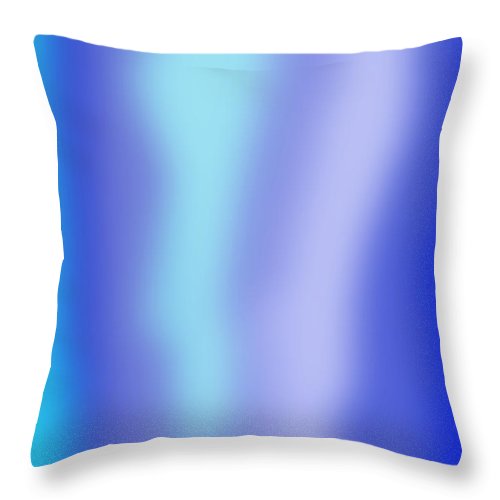 Vertical Ocean Gradient - Throw Pillow