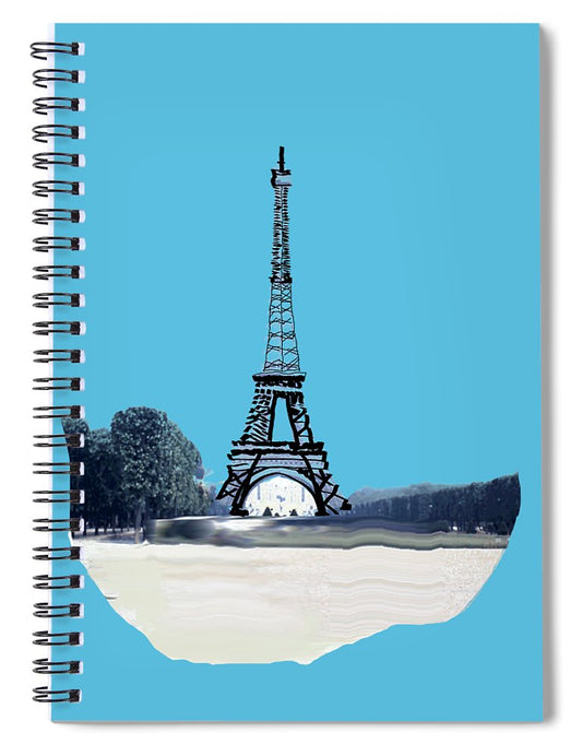 Vintage Eiffel tower Impression - Spiral Notebook