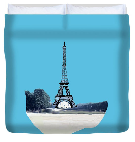 Vintage Eiffel tower Impression - Duvet Cover