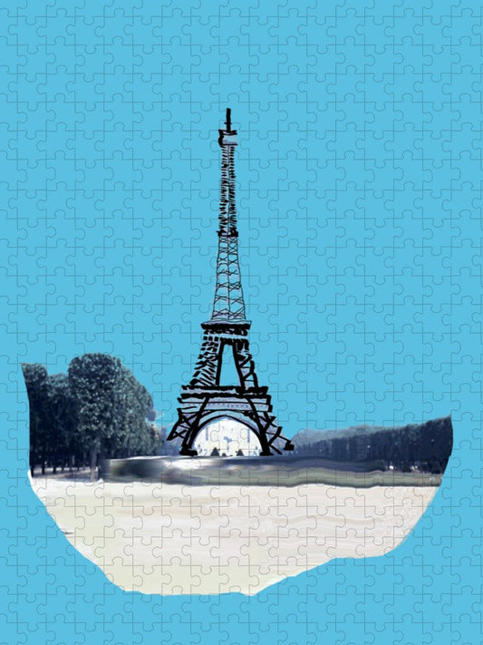 Vintage Eiffel tower Impression - Puzzle