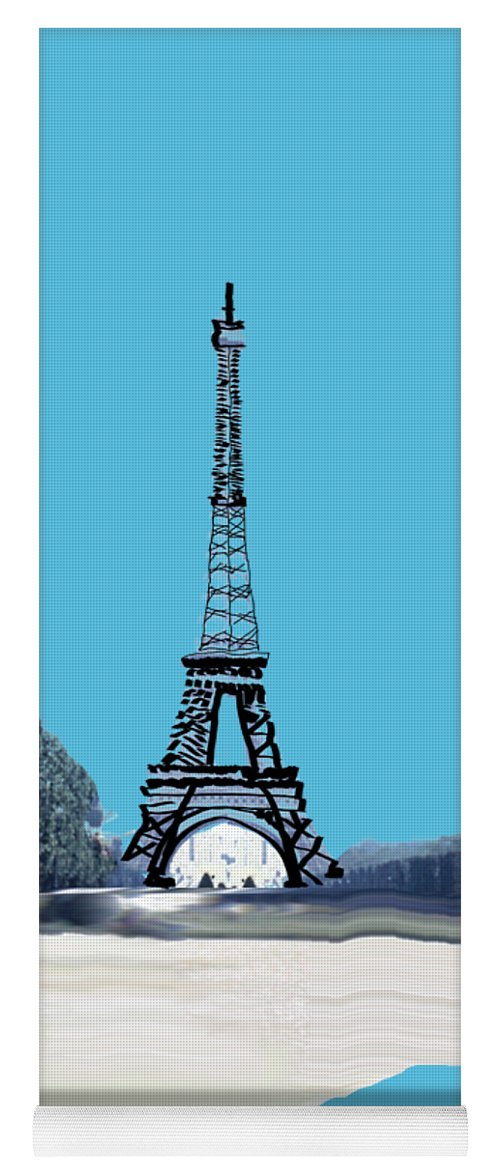 Vintage Eiffel tower Impression - Yoga Mat
