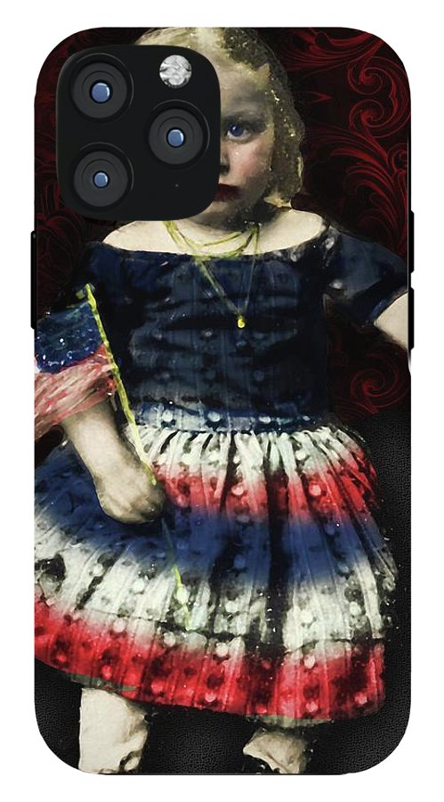 Vintage Patriotic Child - Phone Case