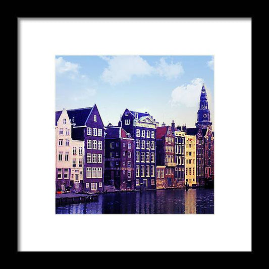 Vintage Travel Amsterdam - Framed Print