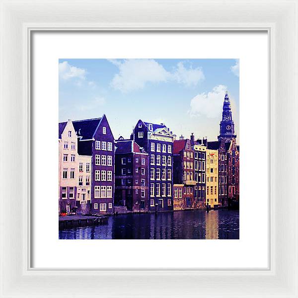 Vintage Travel Amsterdam - Framed Print