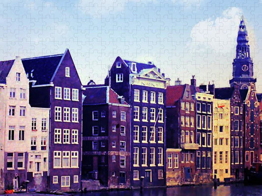 Vintage Travel Amsterdam - Puzzle