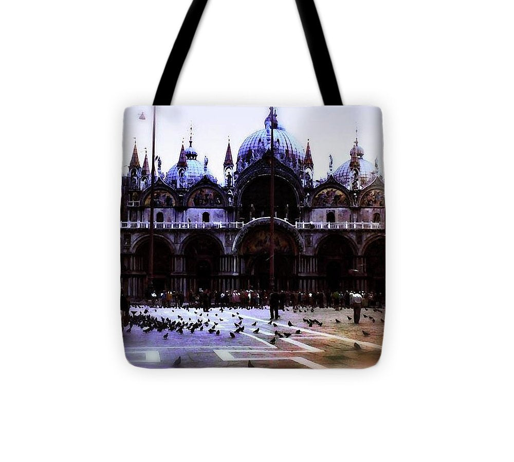 Vintage Travel Cathedral San Marco - Tote Bag
