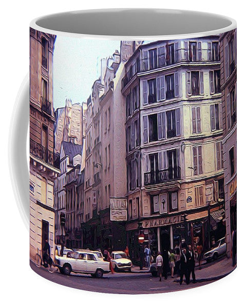 Vintage Travel Europe Streetcorner - Mug