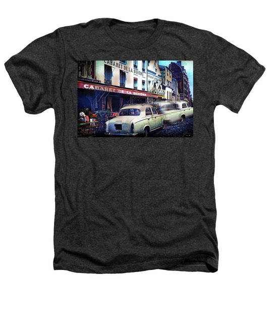Vintage Travel French cafe Street Scene 1967 - Heathers T-Shirt