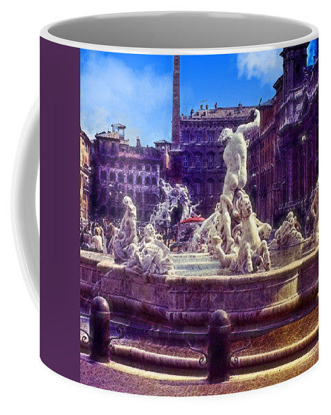 Vintage Travel Italian Fountain - Mug