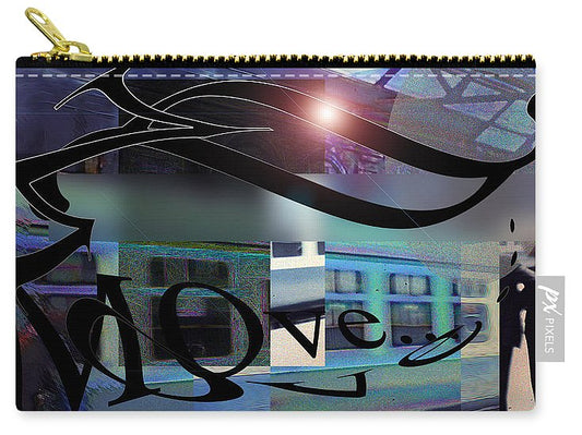 Vintage Travel Love To Take The Train - Carry-All Pouch