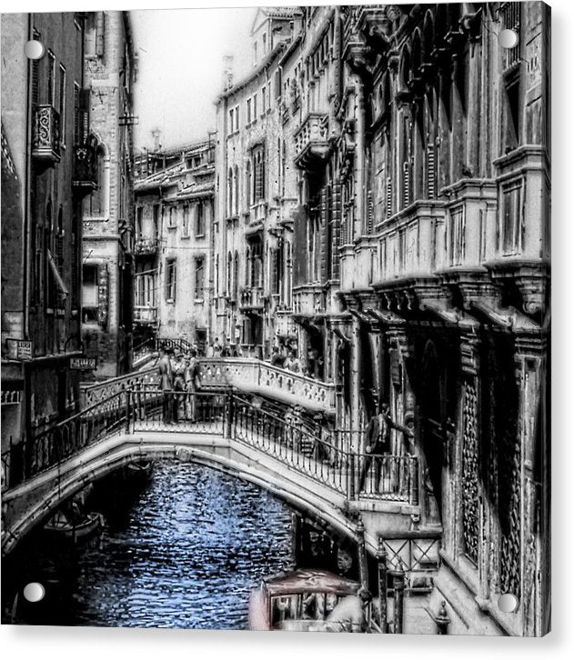 Vintage Venice Canal - Acrylic Print