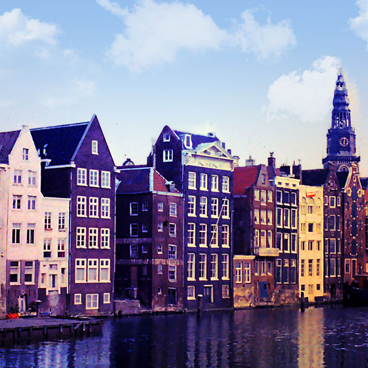 Vintage Travel Amsterdam Digital Image Download