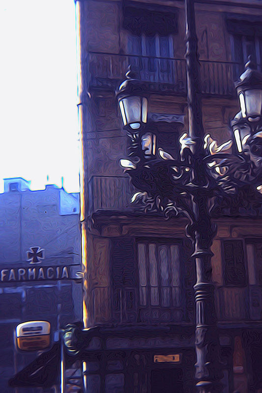 Vintage Street Lamp Digital Image Download
