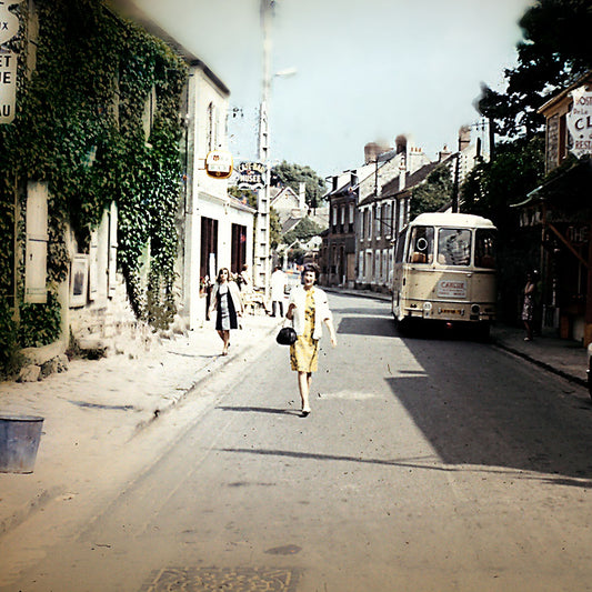 Vintage Shopping on a Paris Street Digital Image Download