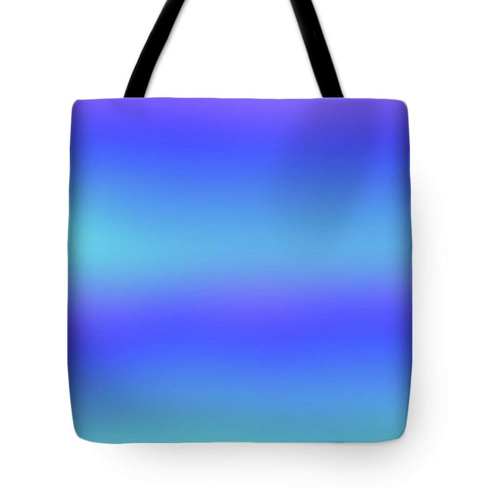 violet To Sky Blue Gradient - Tote Bag