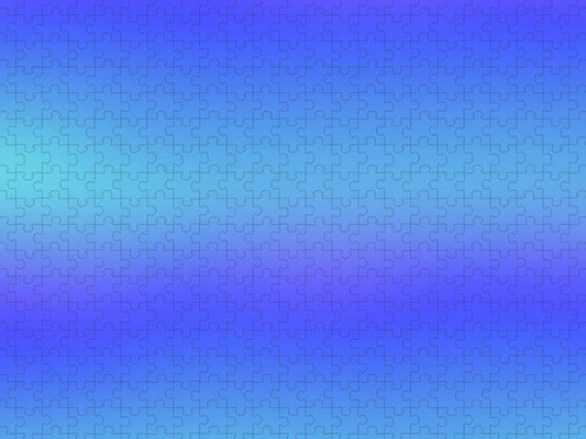 violet To Sky Blue Gradient - Puzzle
