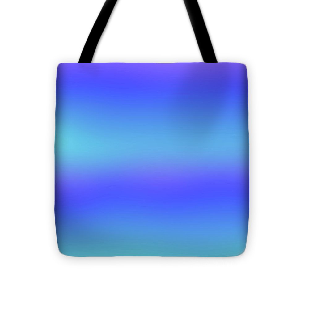 violet To Sky Blue Gradient - Tote Bag