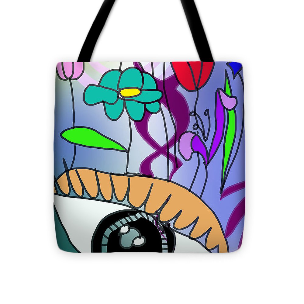 Watching The Flowers Grow - Tote Bag