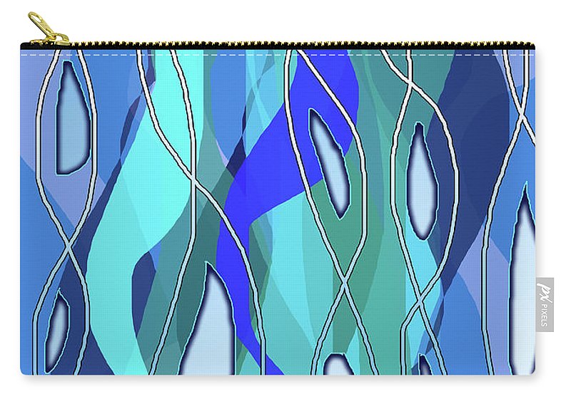 Wavy Blue - Carry-All Pouch