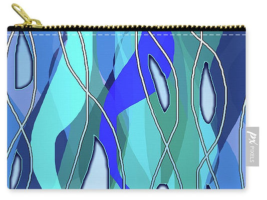 Wavy Blue - Carry-All Pouch