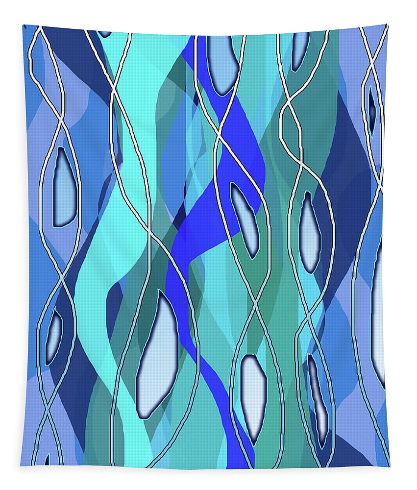 Wavy Blue - Tapestry