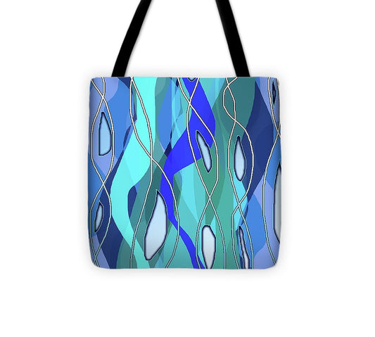 Wavy Blue - Tote Bag