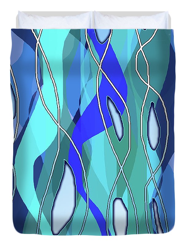 Wavy Blue - Duvet Cover