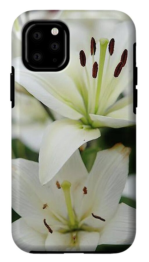 White Lilies - Phone Case