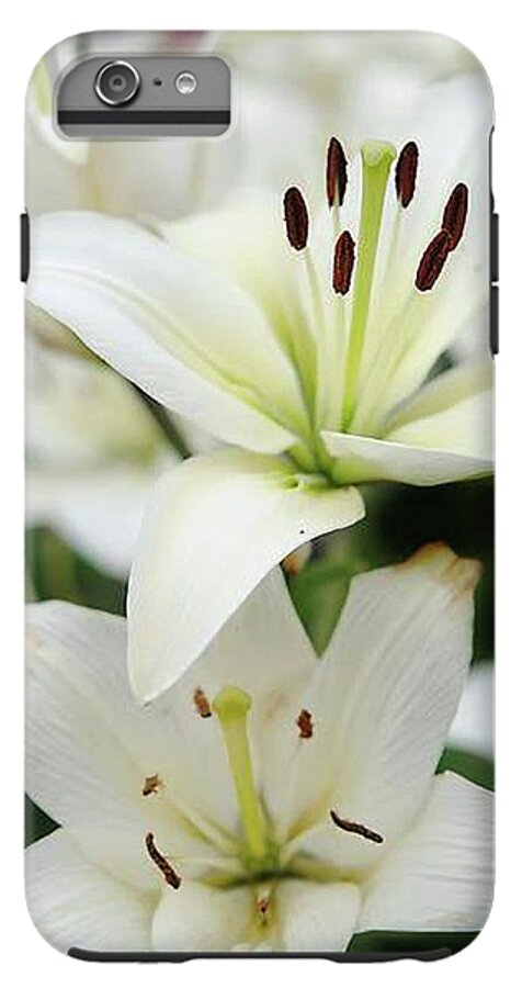 White Lilies - Phone Case