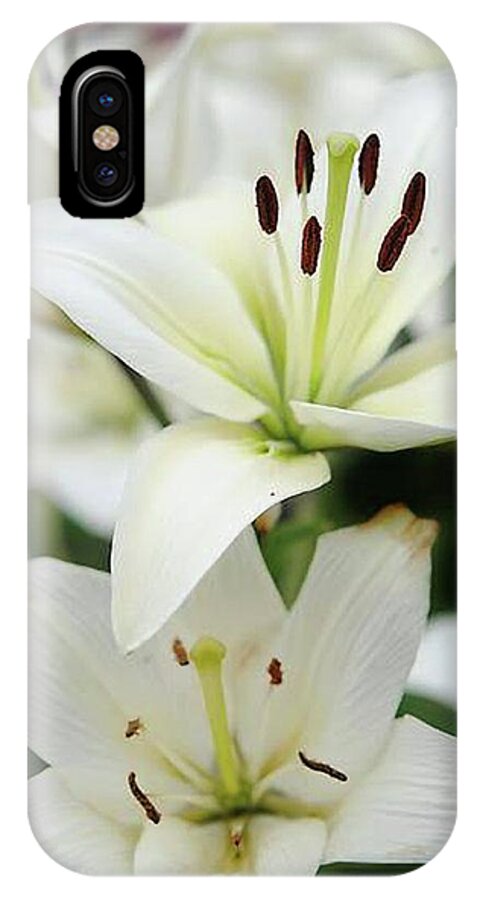 White Lilies - Phone Case