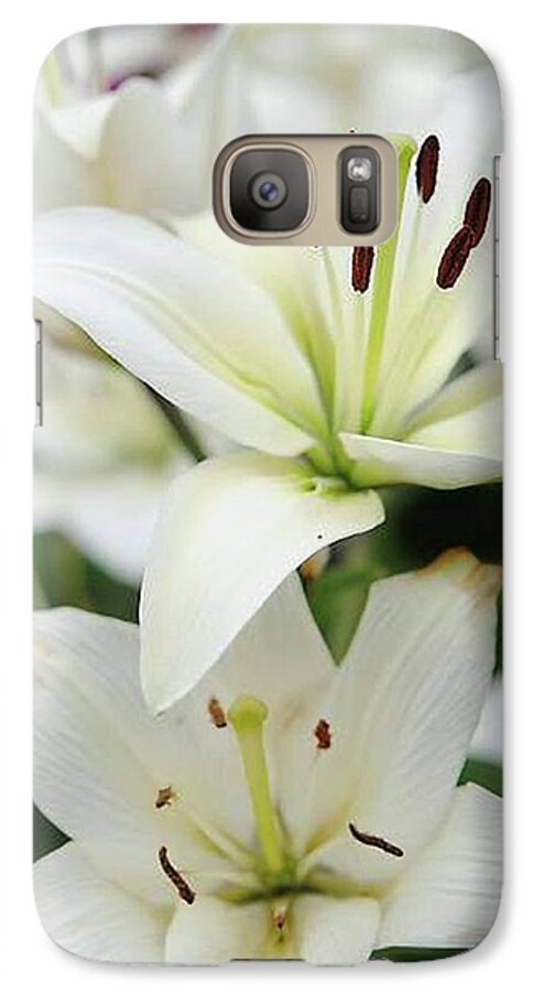 White Lilies - Phone Case