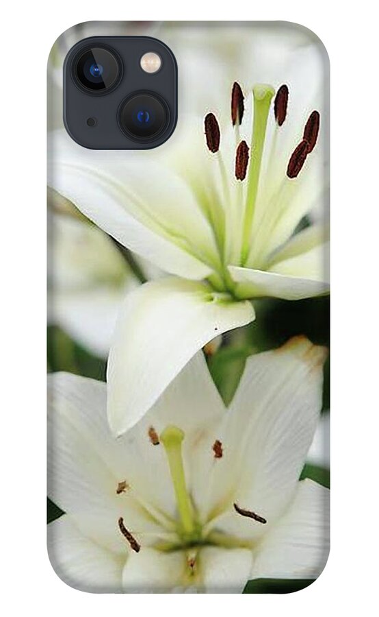 White Lilies - Phone Case