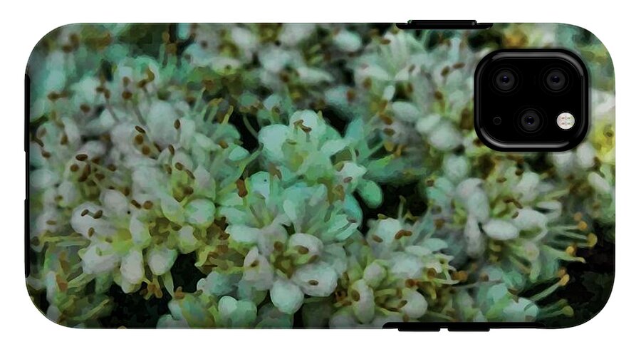 White Wildflowers - Phone Case