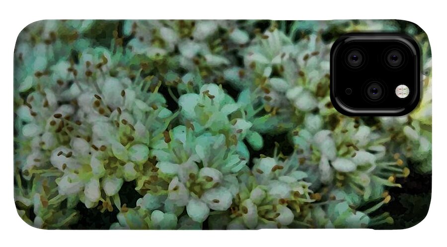 White Wildflowers - Phone Case