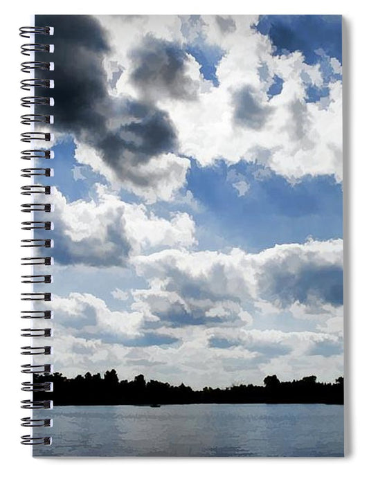 Wisconsin Lake Landscape - Spiral Notebook
