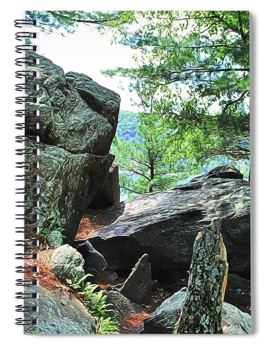 Wisconsin lake Parkland - Spiral Notebook