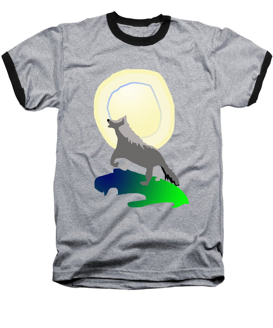 Wolf Moon - Baseball T-Shirt