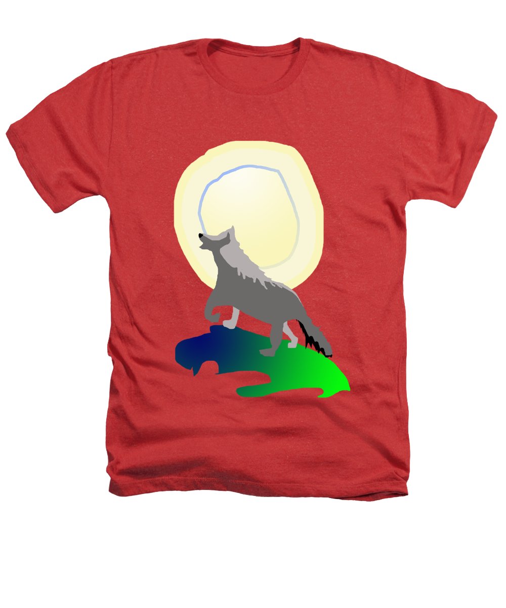 Wolf Moon - Heathers T-Shirt