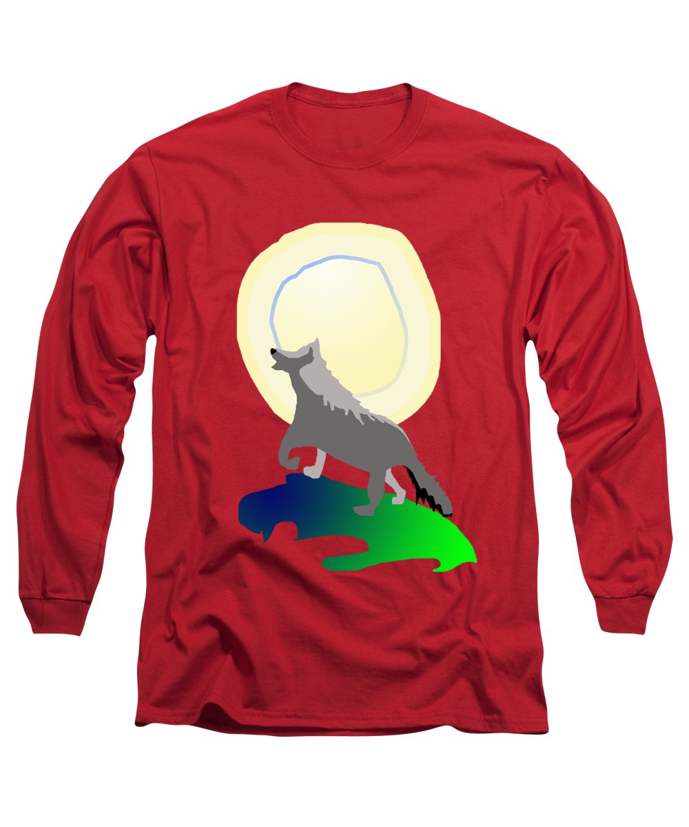 Wolf Moon - Long Sleeve T-Shirt