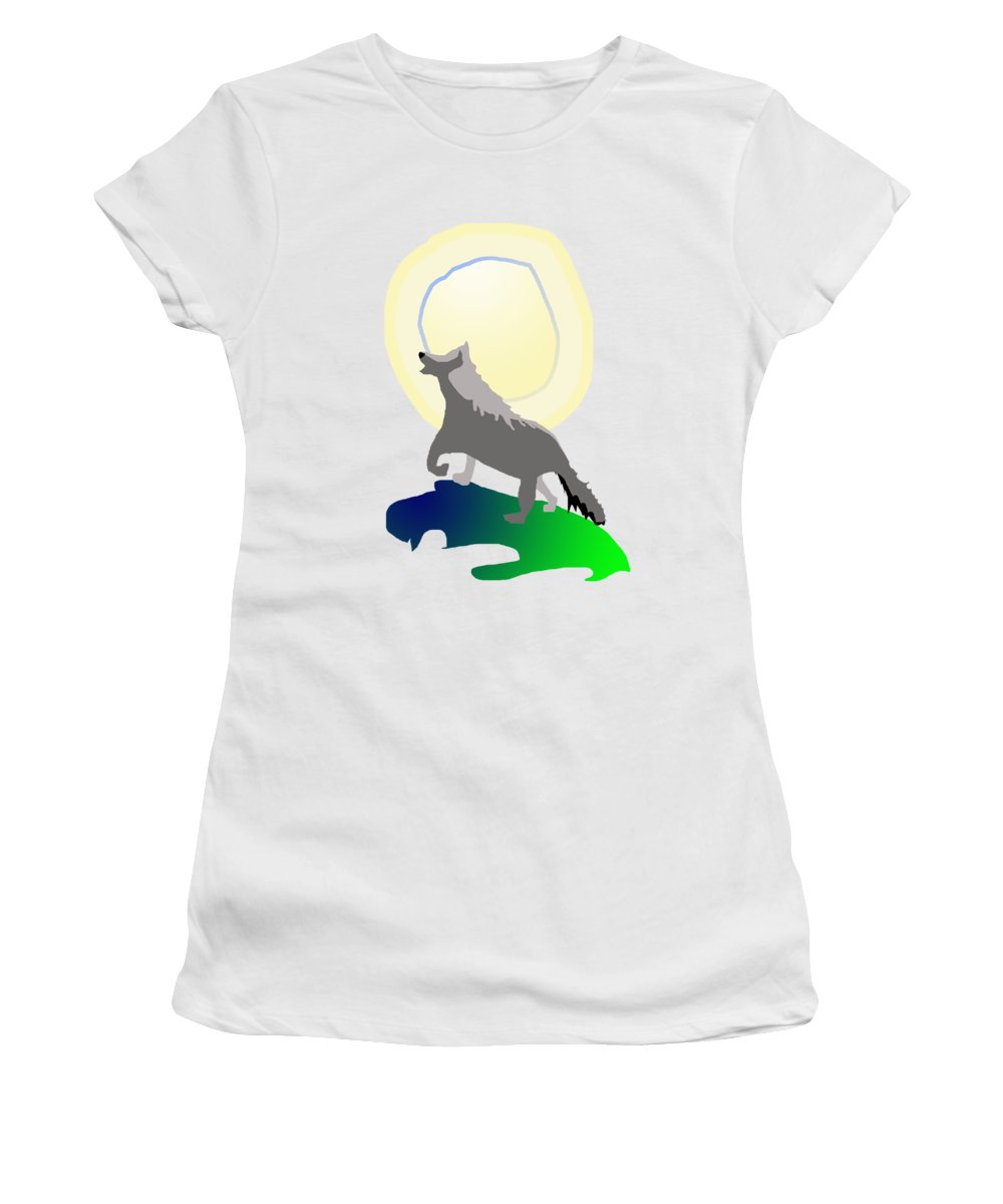 Wolf Moon - Women's T-Shirt