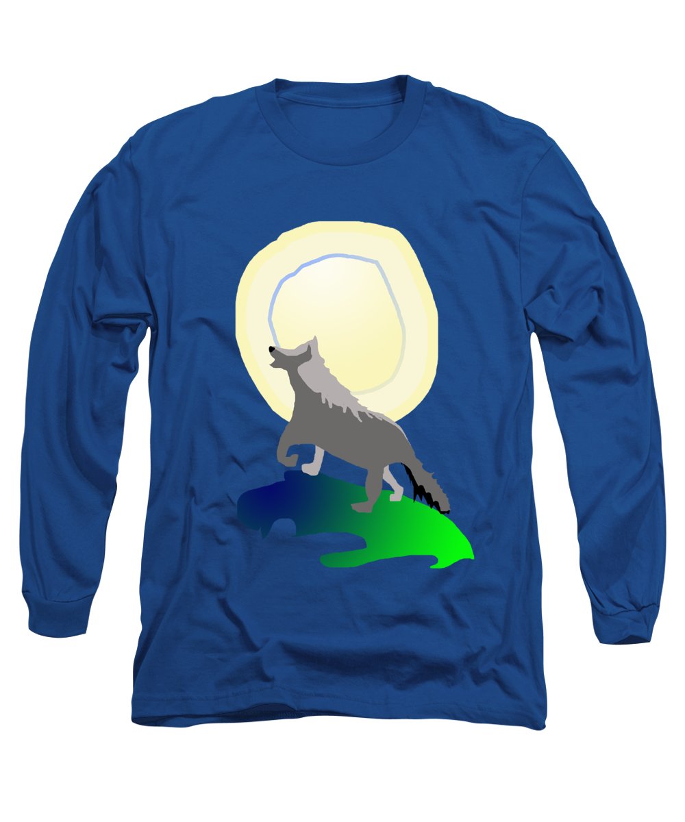 Wolf Moon - Long Sleeve T-Shirt