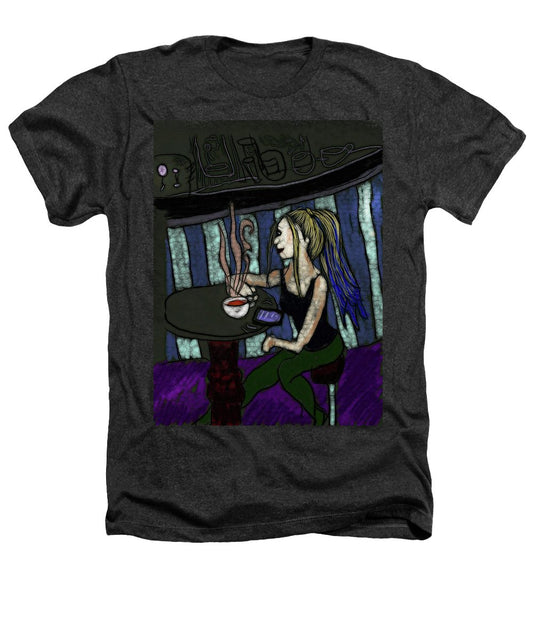 Woman In a Cafe - Heathers T-Shirt
