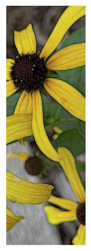 Yellow Cone Flower Close Up - Yoga Mat