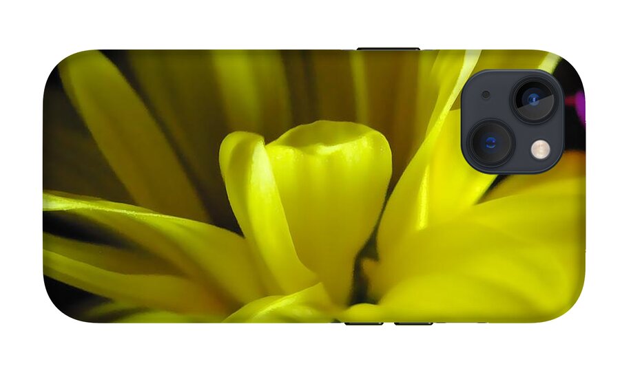 Yellow Daisy All Wild In The Morning - Phone Case